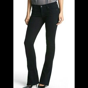 CITIZENS OF HUMANITY "KELLY" BLACK BOOTCUT JEANS